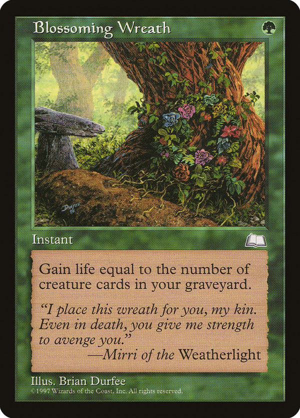 Blossoming Wreath [Weatherlight] - Magic: The Gathering