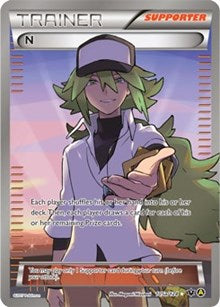 N (105a/124) (Alternate Art Promo) [XY: Fates Collide] - Pokémon