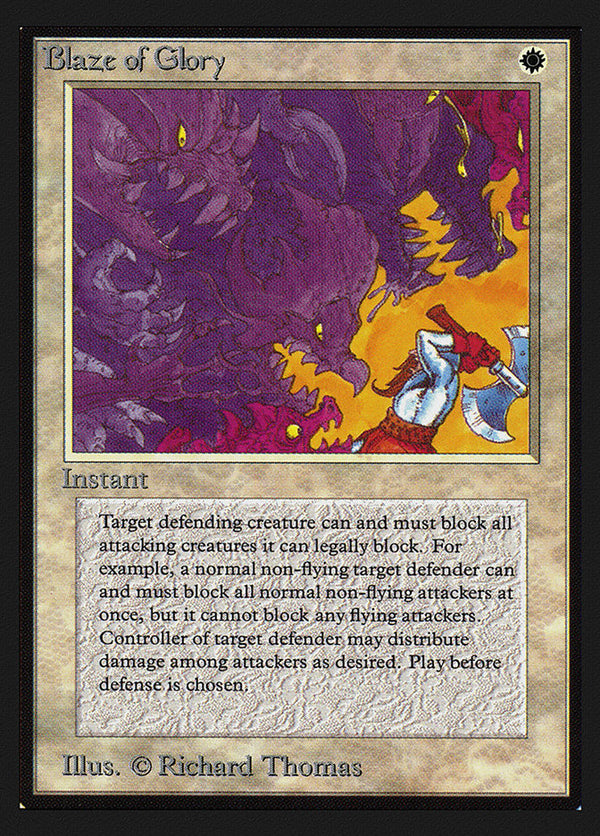 Blaze of Glory [Collectors' Edition] - Magic: The Gathering