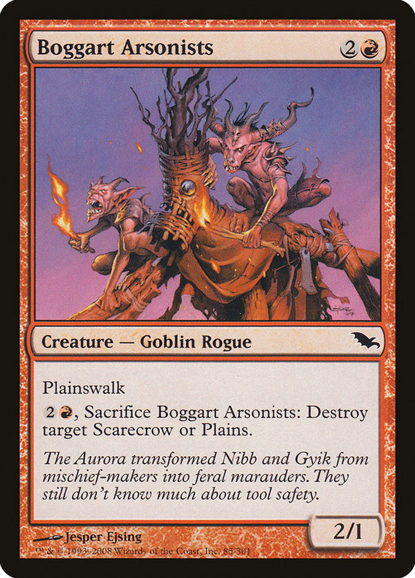 Boggart Arsonists [Shadowmoor] - Magic: The Gathering