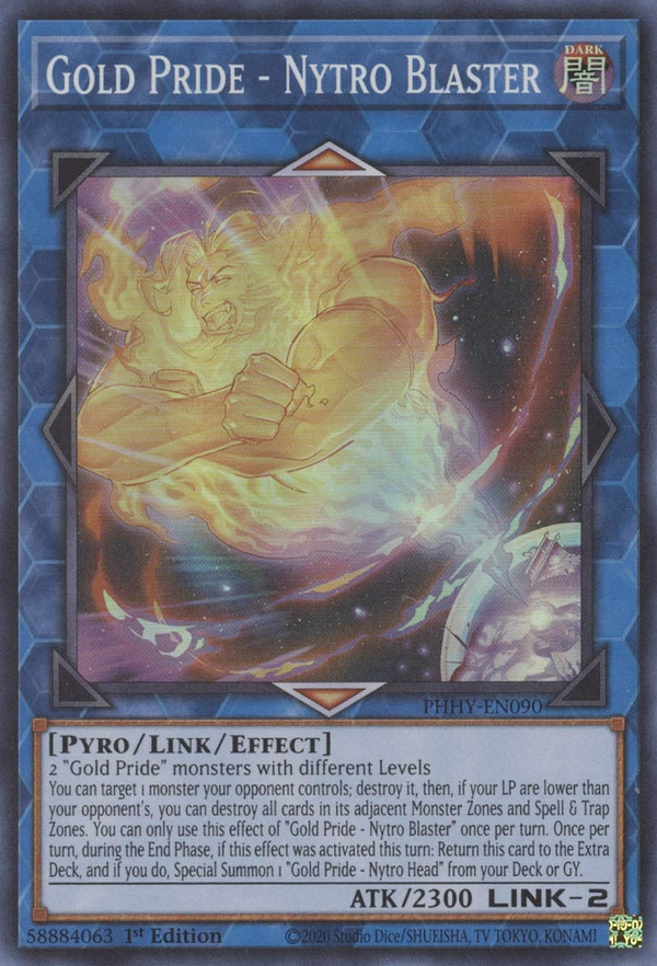Gold Pride - Nytro Blaster [PHHY-EN090] Super Rare - Yu-Gi-Oh!