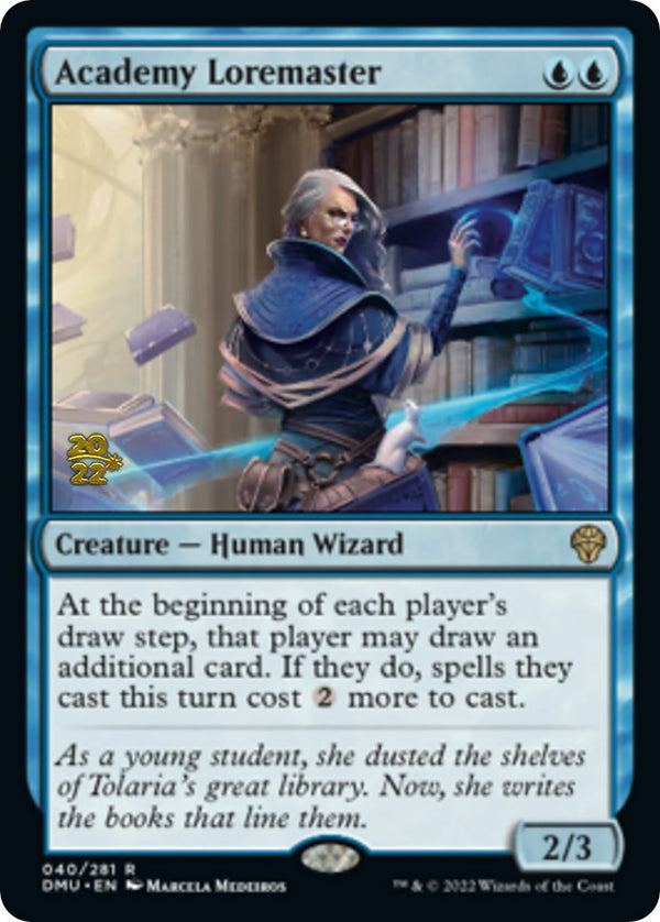 Academy Loremaster [Dominaria United Prerelease Promos] - Magic: The Gathering