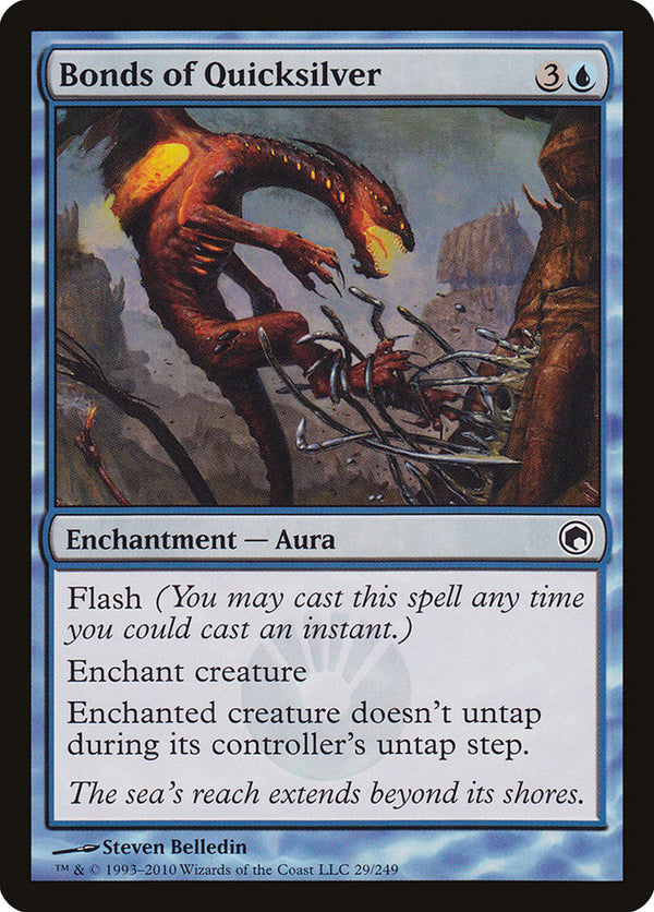 Bonds of Quicksilver [Scars of Mirrodin] - Magic: The Gathering