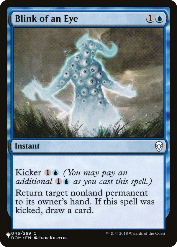 Blink of an Eye [The List] - Magic: The Gathering