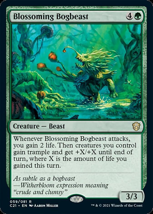 Blossoming Bogbeast [Commander 2021] - Magic: The Gathering