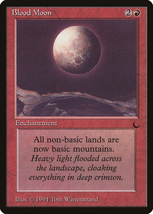 Blood Moon [The Dark] - Magic: The Gathering