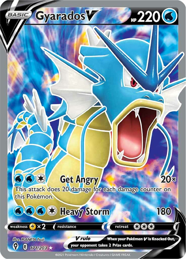 Gyarados V (171/203) [Sword & Shield: Evolving Skies] - Pokémon