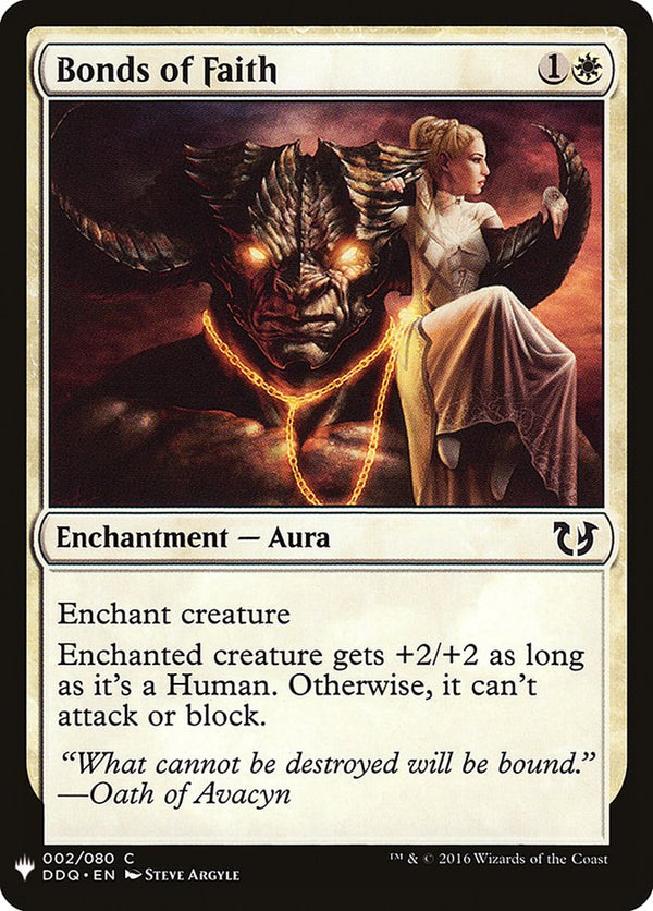 Bonds of Faith [Mystery Booster] - Magic: The Gathering
