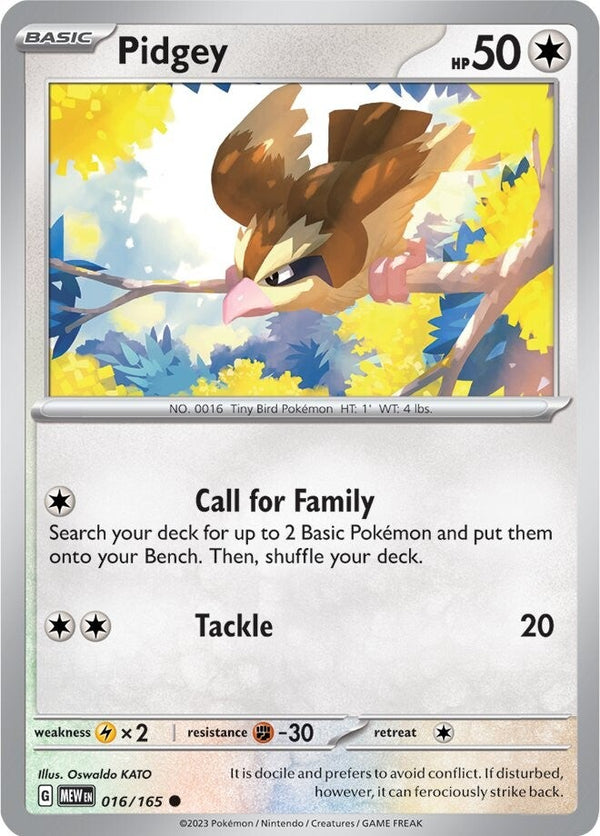 Pidgey (016/165) [Scarlet & Violet 151] - Pokémon