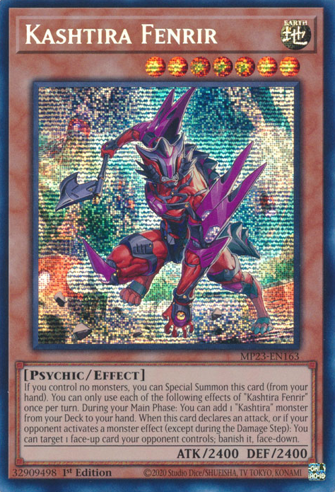Kashtira Fenrir [MP23-EN163] Prismatic Secret Rare - Yu-Gi-Oh!