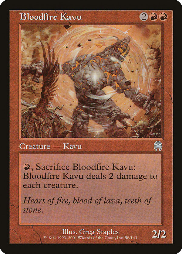 Bloodfire Kavu [Apocalypse] - Magic: The Gathering