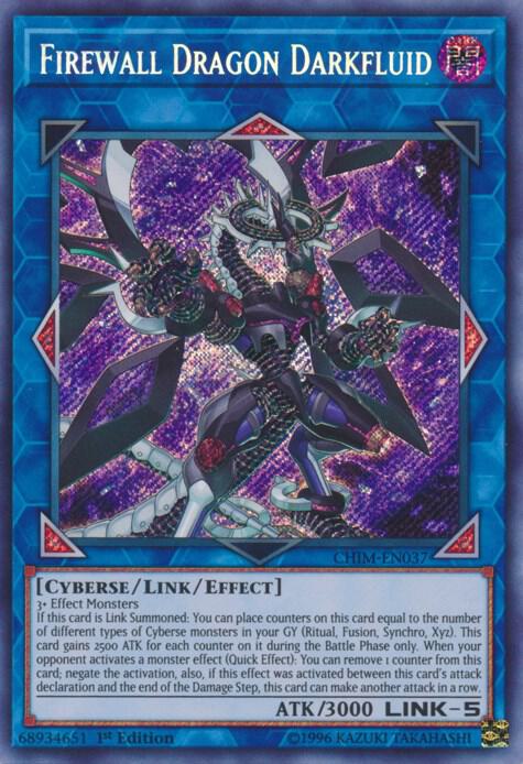 Firewall Dragon Darkfluid (CHIM-EN037) [Secret Rare] - Yu-Gi-Oh!