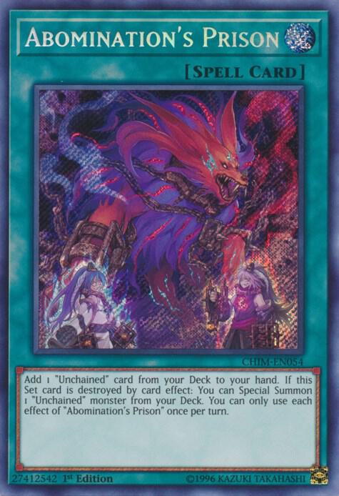 Abomination's Prison (CHIM-EN054) [Secret Rare] - Yu-Gi-Oh!