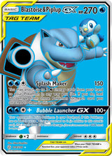 Blastoise & Piplup GX (Full Art) - Pokémon