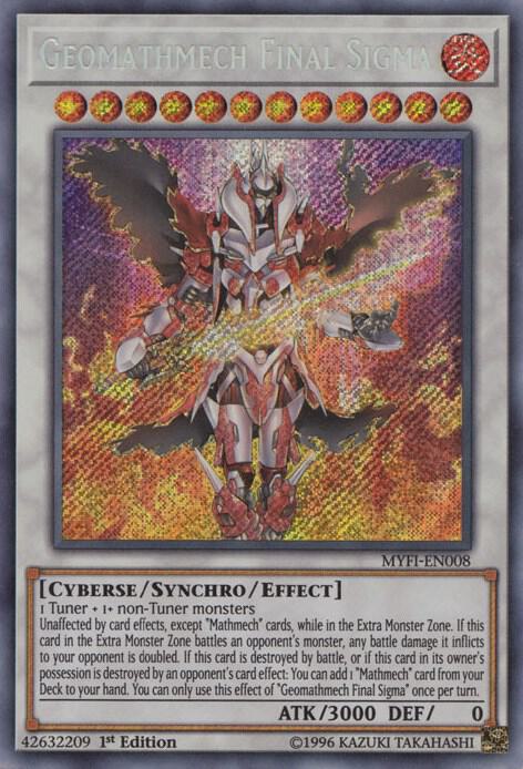 Geomathmech Final Sigma (MYFI-EN008) [Secret Rare] - Yu-Gi-Oh!