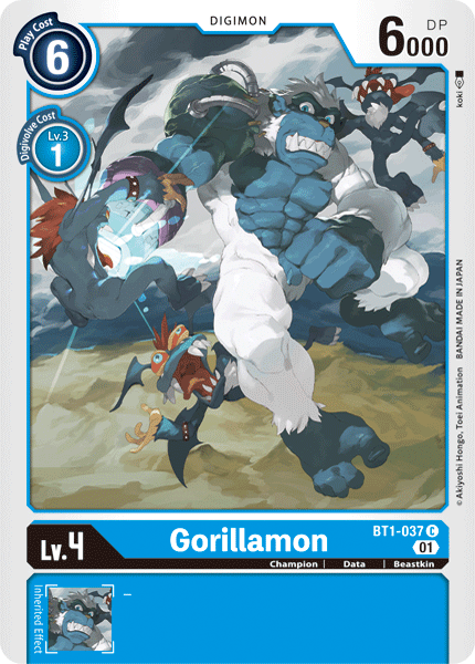 Gorillamon [BT1-037] (Alternative Art) [Starter Deck: Ulforce Veedramon] - Digimon