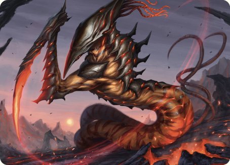 Blade Sliver Art Card [Commander Masters Art Series] - Magic: The Gathering
