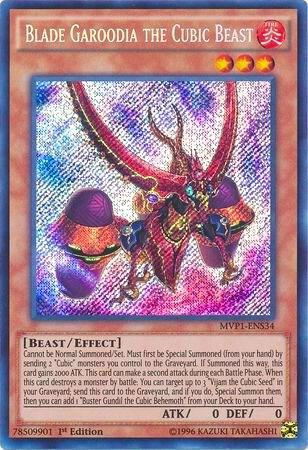 Blade Garoodia the Cubic Beast (MVP1-ENS34) [Secret Rare] - Yu-Gi-Oh!
