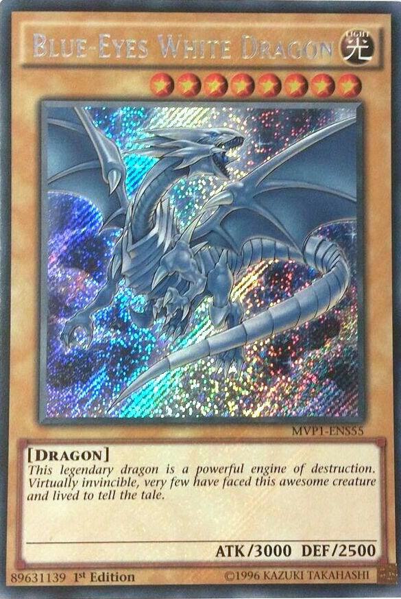 Blue-Eyes White Dragon (MVP1-ENS55) [Secret Rare] - Yu-Gi-Oh!