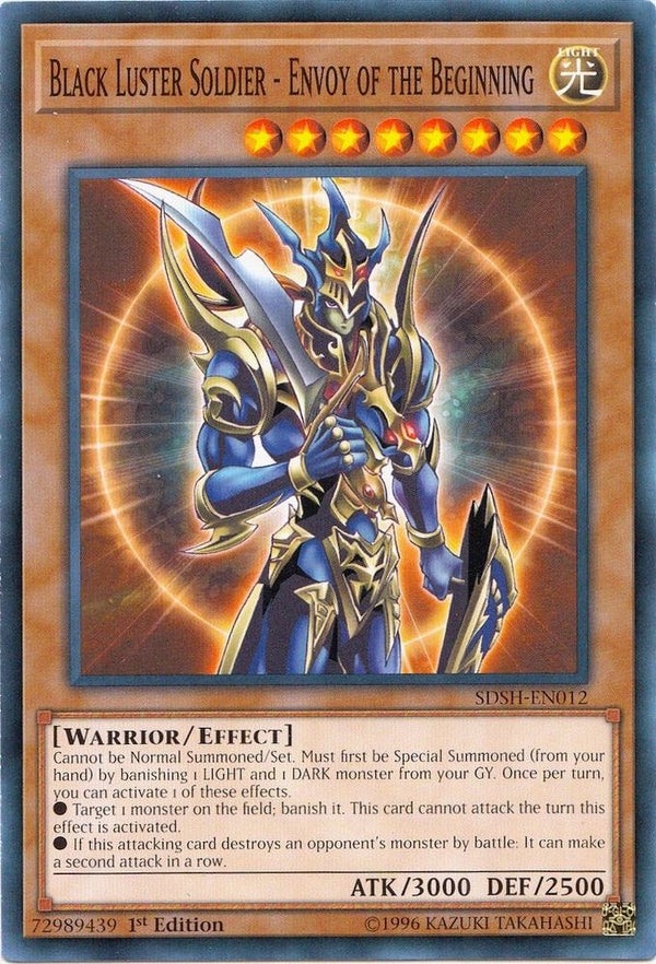 Black Luster Soldier - Envoy of the Beginning (SDSH-EN012) [Common] - Yu-Gi-Oh!