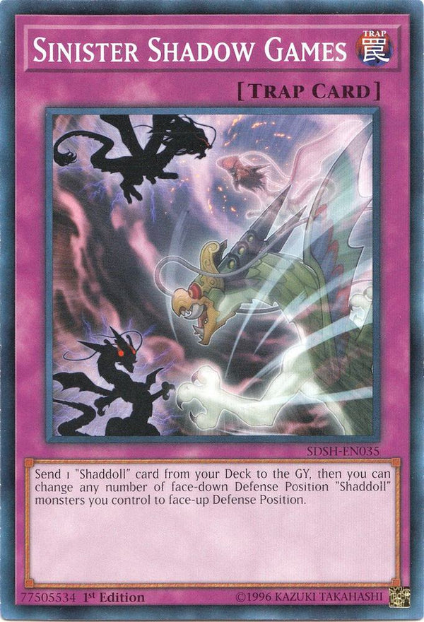 Sinister Shadow Games (SDSH-EN035) [Common] - Yu-Gi-Oh!