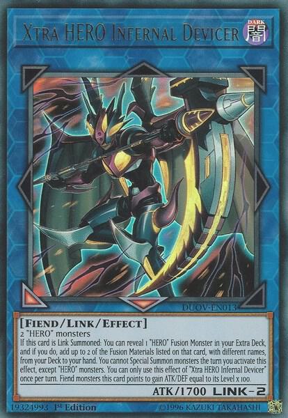 Xtra HERO Infernal Devicer (DUOV-EN013) [Ultra Rare] - Yu-Gi-Oh!