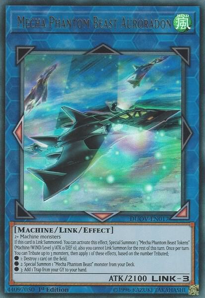 Mecha Phantom Beast Auroradon (DUOV-EN017) [Ultra Rare] - Yu-Gi-Oh!