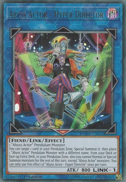 Abyss Actor - Hyper Director (DUOV-EN022) [Ultra Rare] - Yu-Gi-Oh!