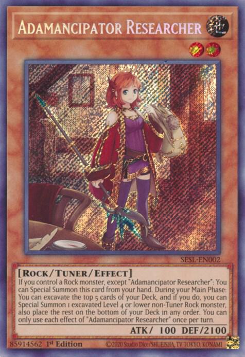 Adamancipator Researcher (SESL-EN002) [Secret Rare] - Yu-Gi-Oh!