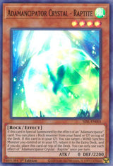 Adamancipator Crystal - Raptite (SESL-EN005) [Super Rare] - Yu-Gi-Oh!