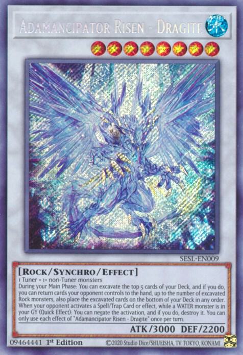 Adamancipator Risen - Dragite (SESL-EN009) [Secret Rare] - Yu-Gi-Oh!