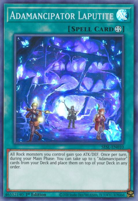 Adamancipator Laputite (SESL-EN010) [Super Rare] - Yu-Gi-Oh!