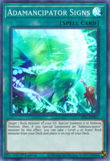 Adamancipator Signs (SESL-EN011) [Super Rare] - Yu-Gi-Oh!