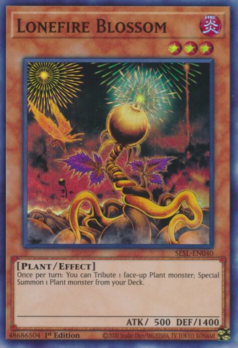 Lonefire Blossom (SESL-EN040) [Super Rare] - Yu-Gi-Oh!