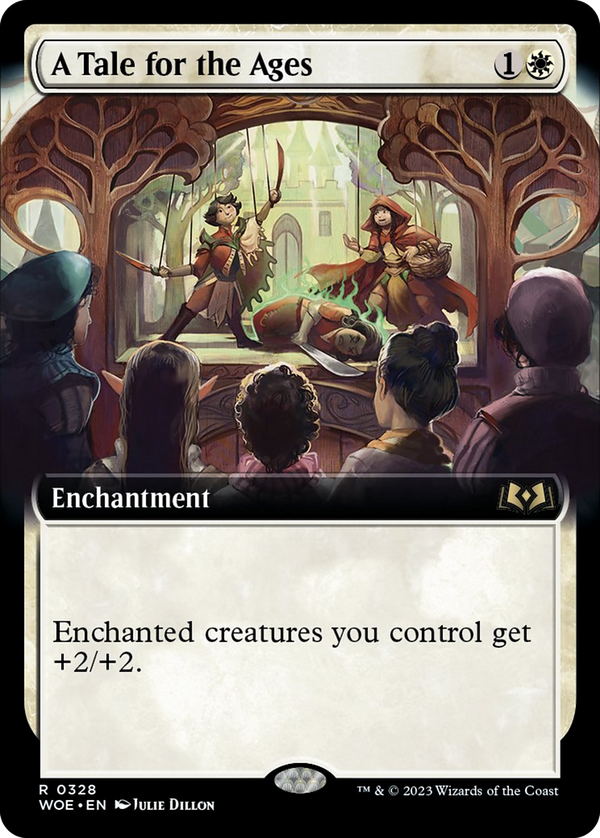 A Tale for the Ages (Extended Art) [Wilds of Eldraine] - Magic: The Gathering