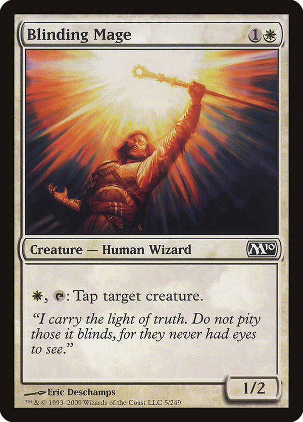 Blinding Mage [Magic 2010] - Magic: The Gathering