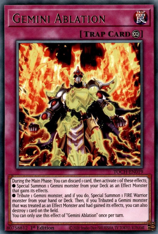 Gemini Ablation (TOCH-EN019) [Rare] - Yu-Gi-Oh!