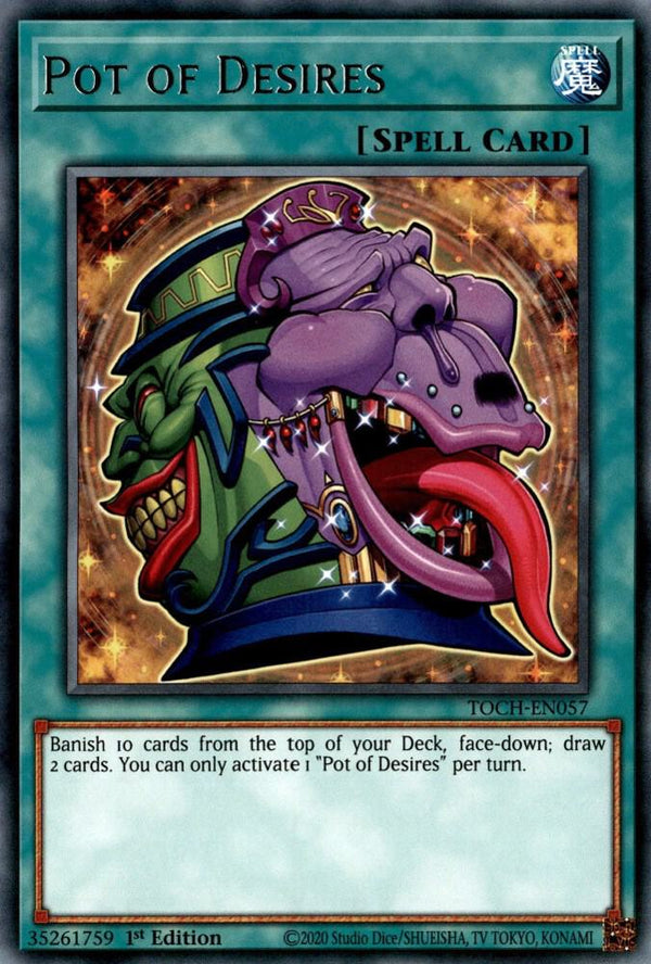 Pot of Desires (TOCH-EN057) [Rare] - Yu-Gi-Oh!