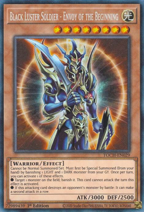 Black Luster Soldier - Envoy of the Beginning (CR) (TOCH-EN029) [Collector's Rare] - Yu-Gi-Oh!