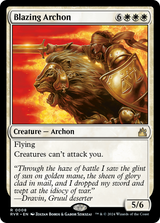 Blazing Archon [Ravnica Remastered] - Magic: The Gathering