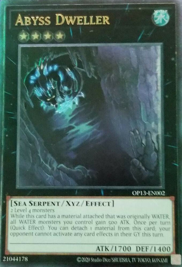 Abyss Dweller (UTR) (OP13-EN002) [Ultimate Rare] - Yu-Gi-Oh!
