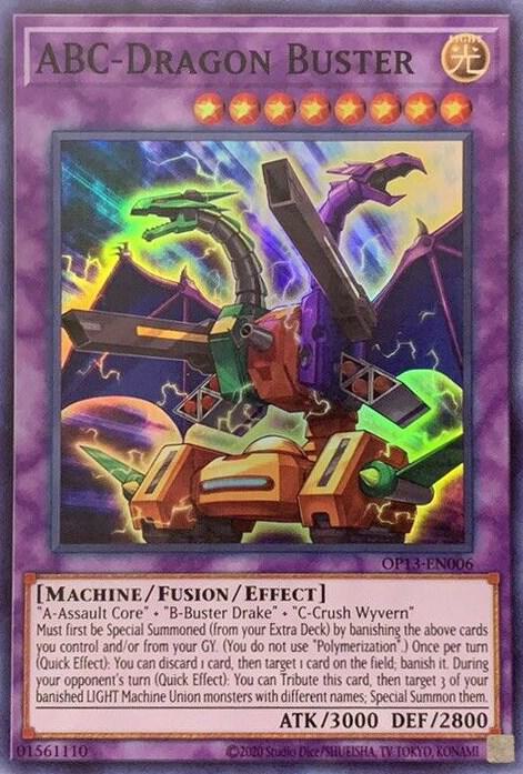 ABC-Dragon Buster (OP13-EN006) [Super Rare] - Yu-Gi-Oh!