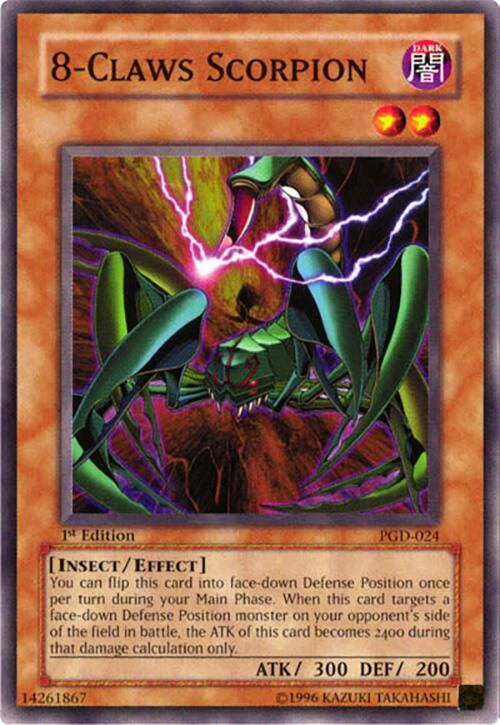 8-Claws Scorpion (PGD-024) [Common] - Yu-Gi-Oh!