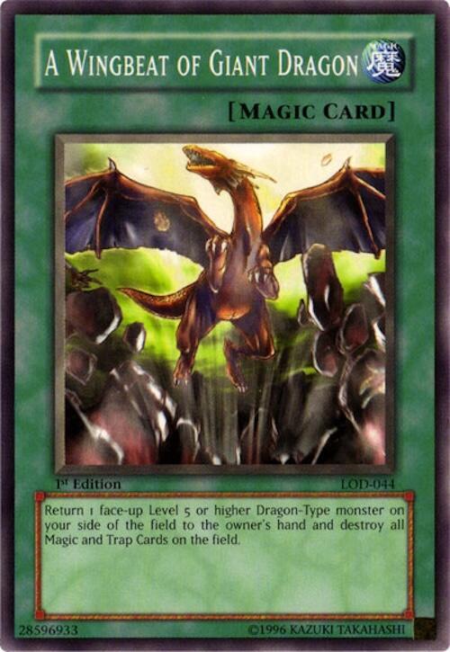 A Wingbeat of Giant Dragon (LOD-044) [Common] - Yu-Gi-Oh!