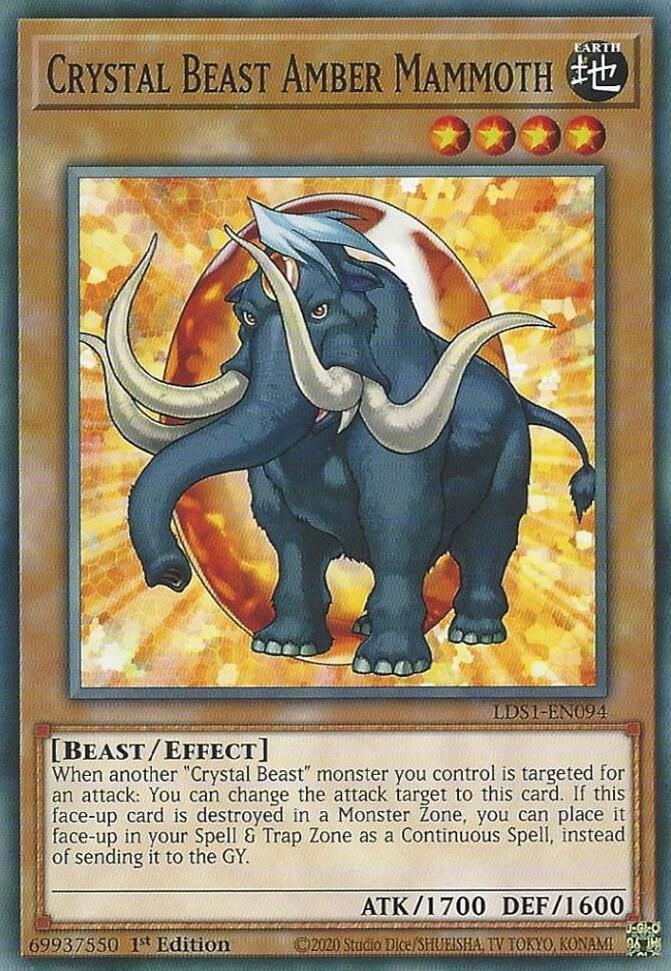 Crystal Beast Amber Mammoth