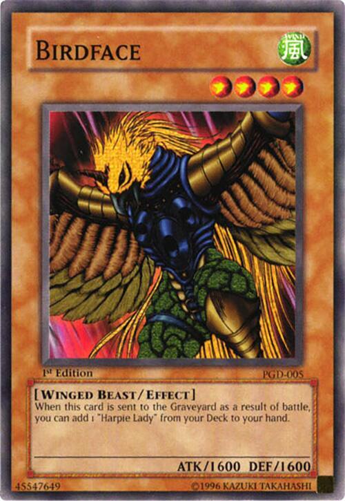 Birdface (PGD-005) [Common] - Yu-Gi-Oh!