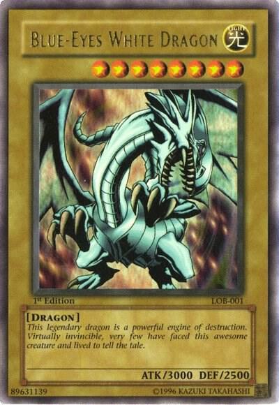 Blue-Eyes White Dragon (LOB-001) [Ultra Rare] - Yu-Gi-Oh!