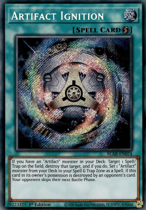 Artifact Ignition (BLAR-EN074) [Secret Rare] - Yu-Gi-Oh!