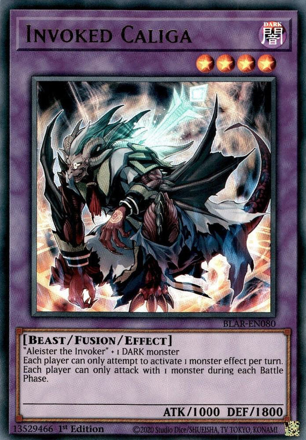 Invoked Caliga (BLAR-EN080) [Ultra Rare] - Yu-Gi-Oh!