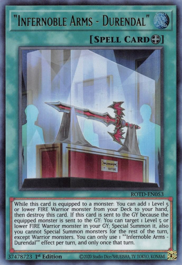 "Infernoble Arms - Durendal" (ROTD-EN053) [Ultra Rare] - Yu-Gi-Oh!
